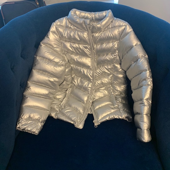 Girls Bomber jacket silver for kids - Picture 1 of 3
